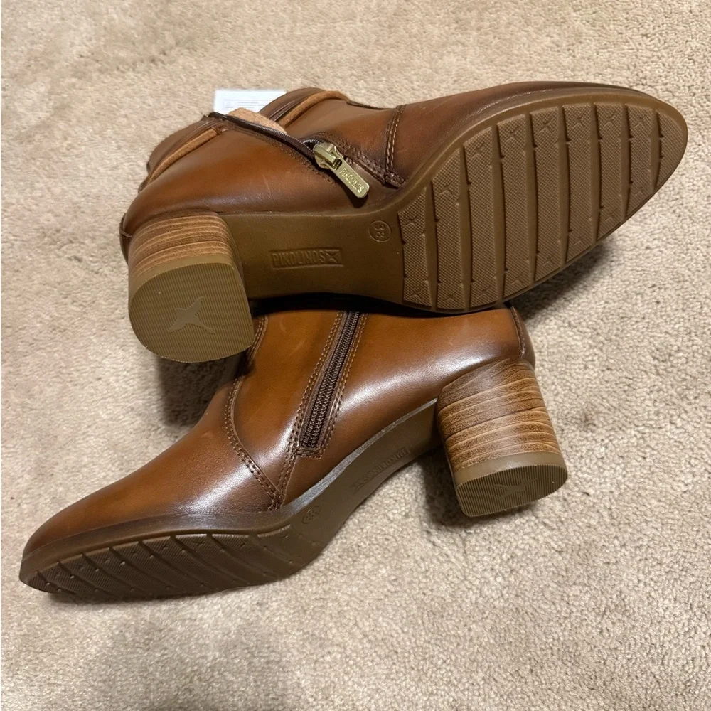 PIKOLINOS Brown Ankle Boots - Picture 3 of 5